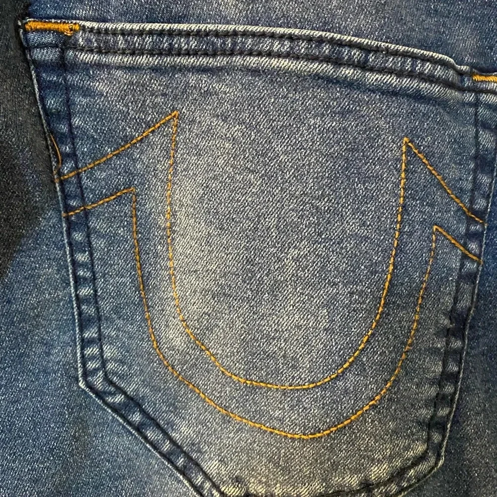 True Religion Rocco Moto Relaxed Skinny blue size 40.